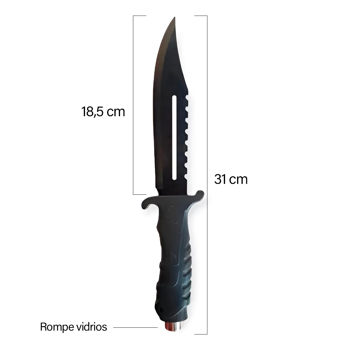 Cuchillo Rambo Táctico Camping RMB01