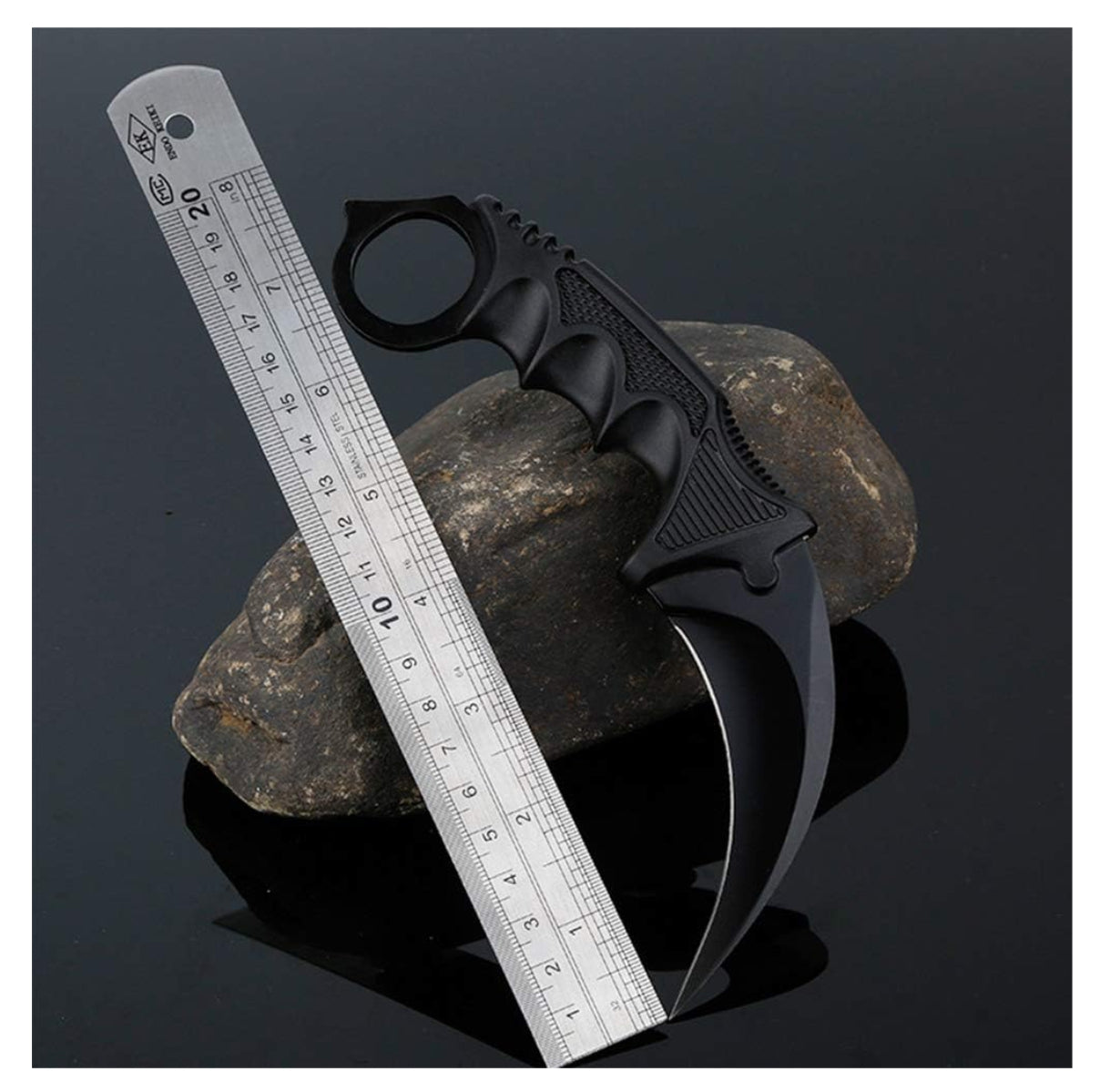 Cuchillo Karambit camping táctico