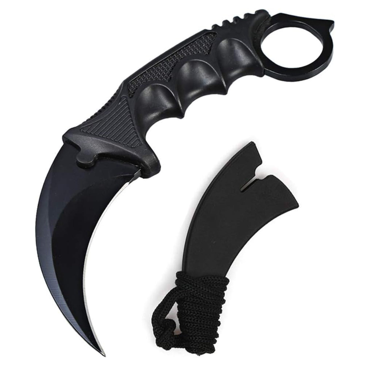 Cuchillo Karambit camping táctico