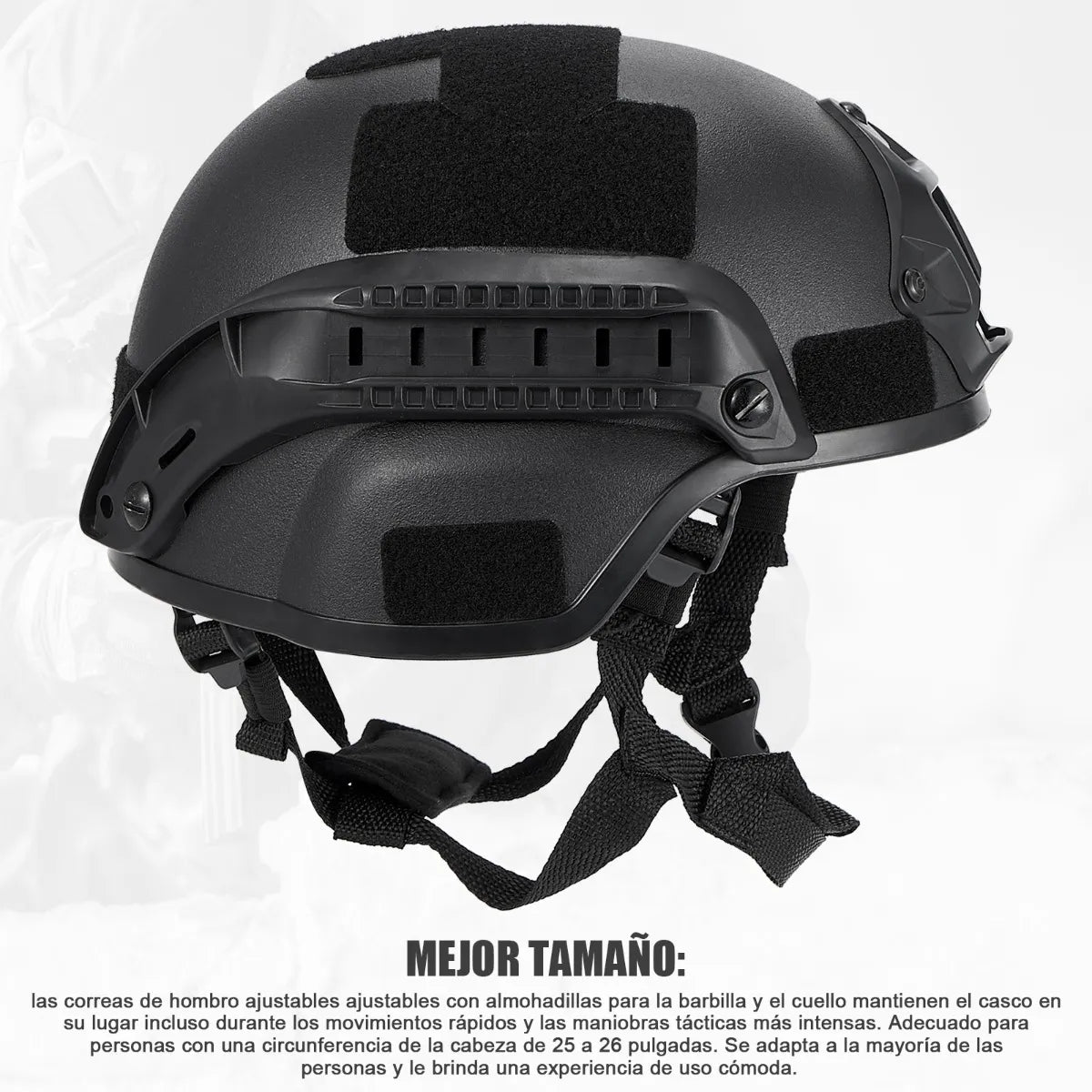 Casco Táctico Militar SWAT 86 para Paint