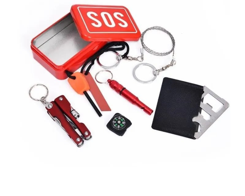 Kit Tactico Sos Militar Accesorios Super