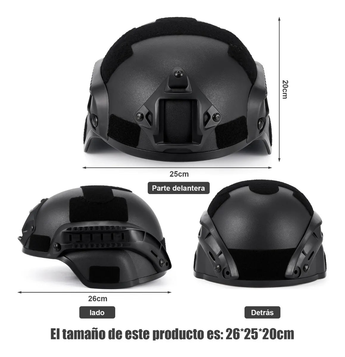 Casco Táctico Militar SWAT 86 para Paint