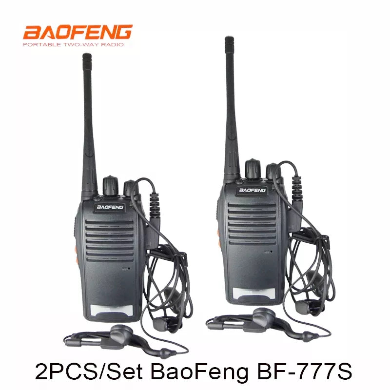 RADIOS DE COMUNICACION BAOFENG X 2 UND BF 777S
