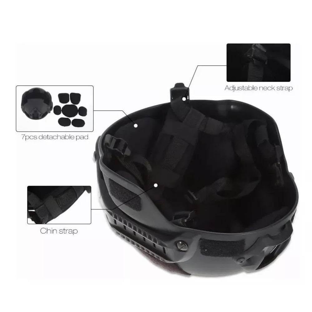 Casco Táctico Militar SWAT 86 para Paint