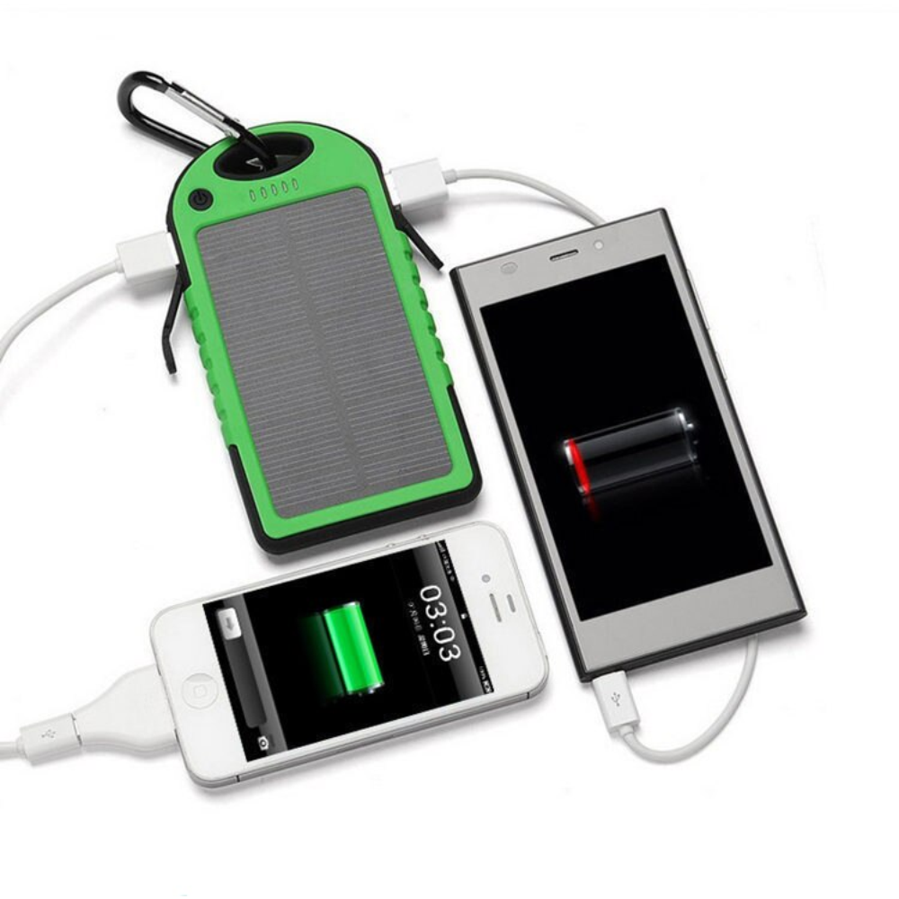 Power Bank Solar 8000mah 2usb