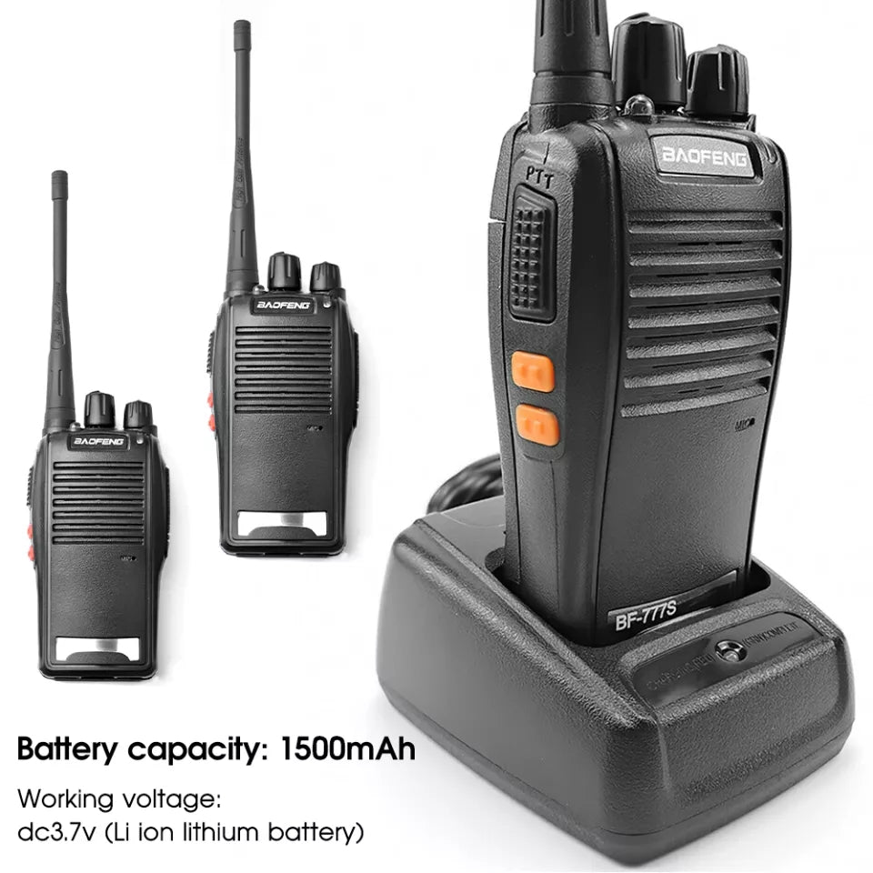 RADIOS DE COMUNICACION BAOFENG X 2 UND BF 777S