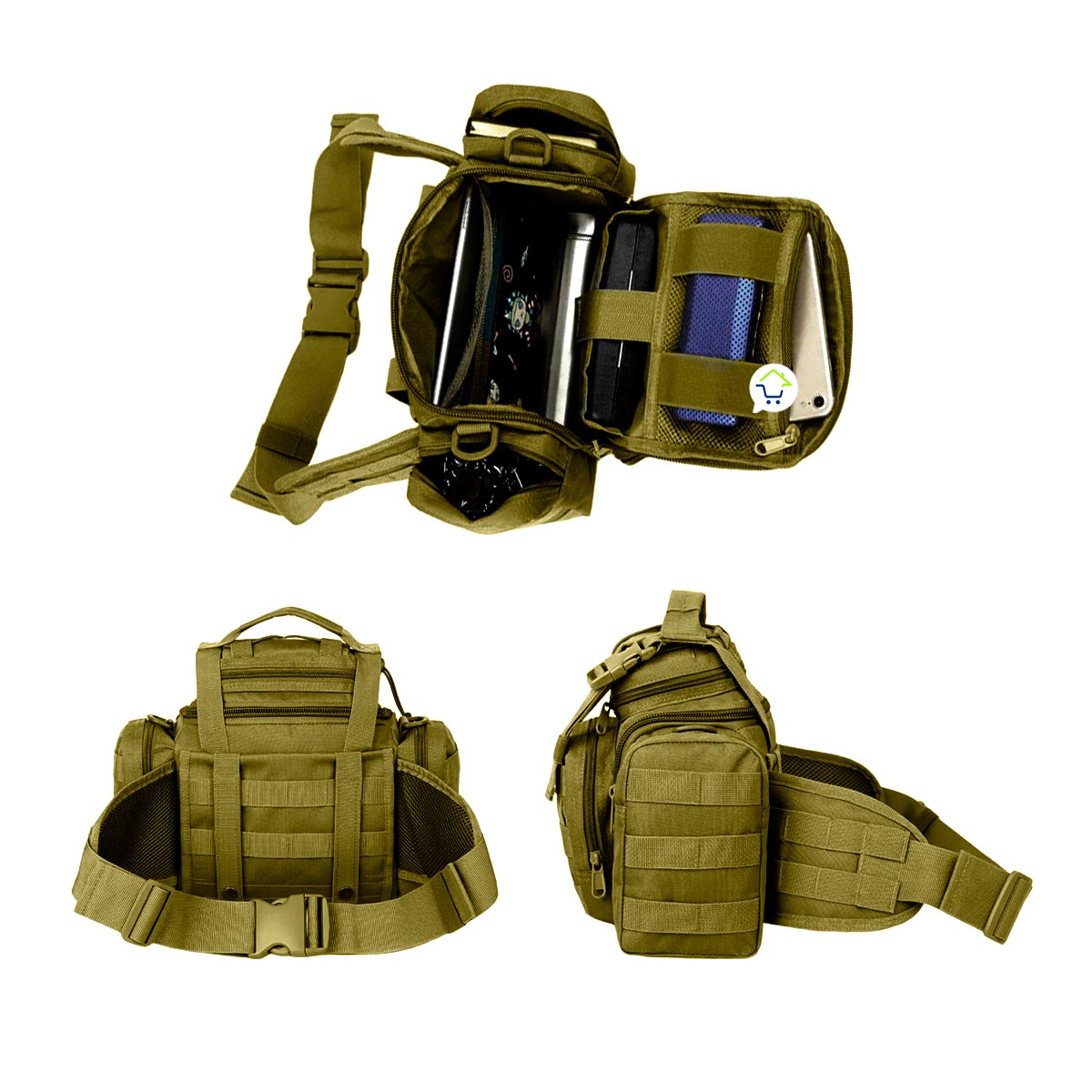 Riñonera Táctica Multifuncional AE-454-C