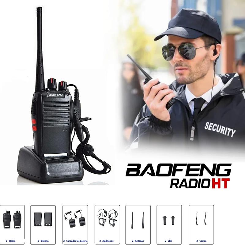 RADIOS DE COMUNICACION BAOFENG X 2 UND BF 777S