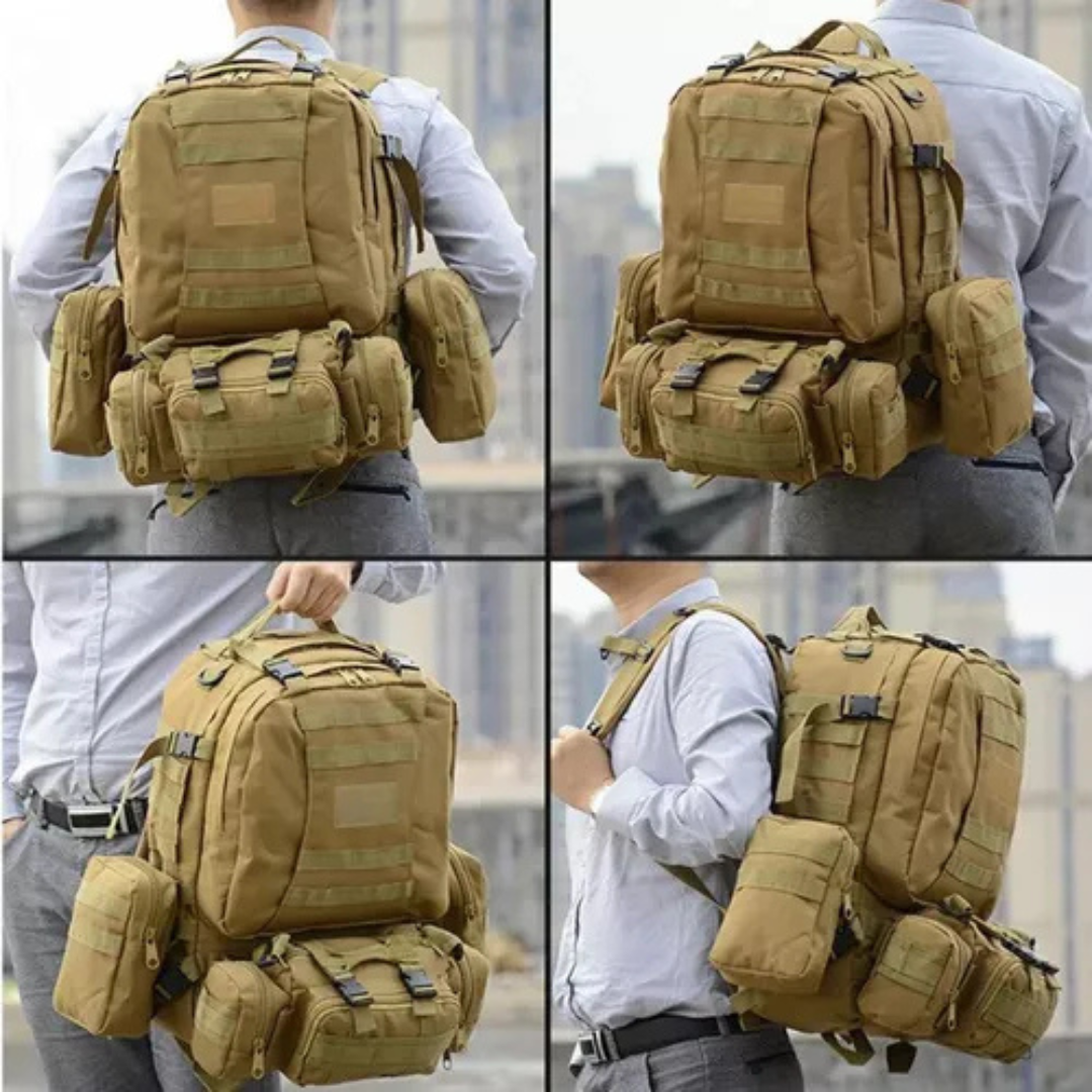 MALETA TACTICA 60L 4 EN 1
