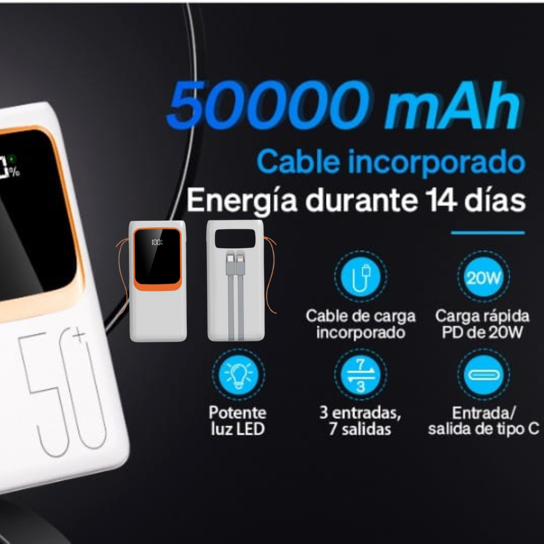 Power Bank 50.000 mAh
