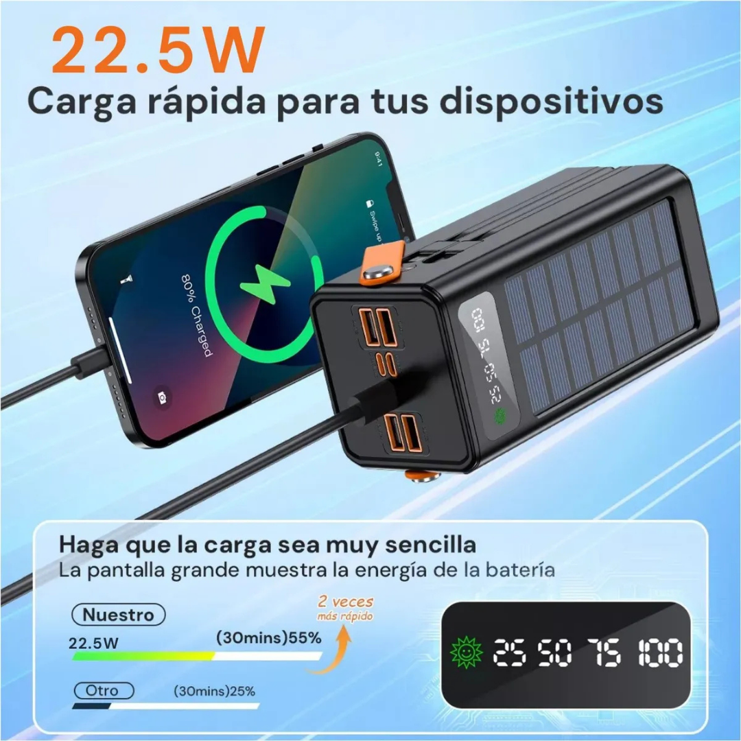 Power Bank Solar 50.000 MAH