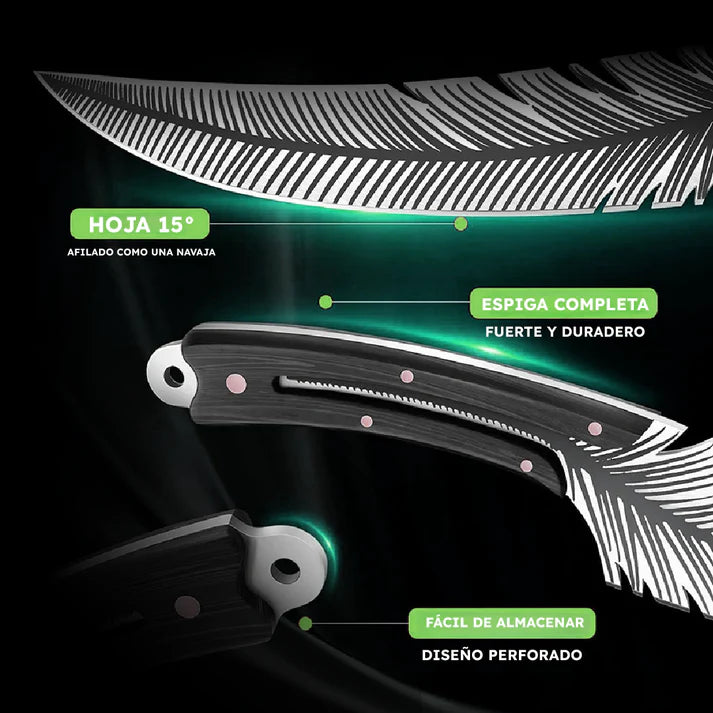 CUCHILLO DE PLUMAS