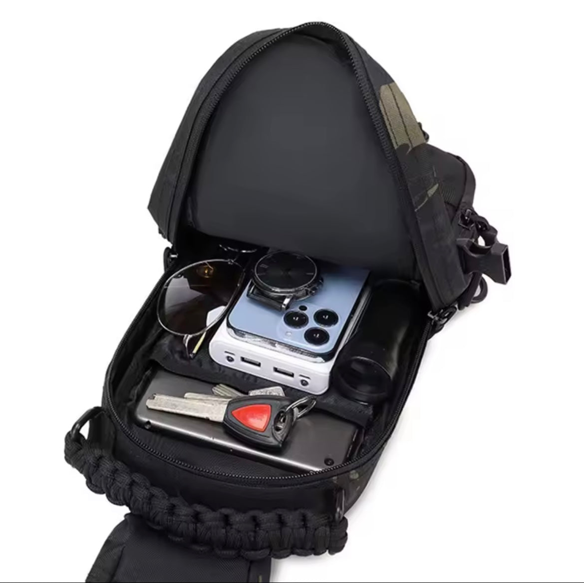 MOCHILA TACTICA CRUZADA ACAMPAR AIRE LBR