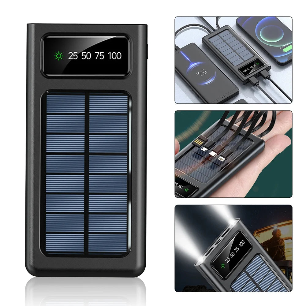 POWERBANK SOLAR 10.000MAH CARGADOR PARA CELULAR