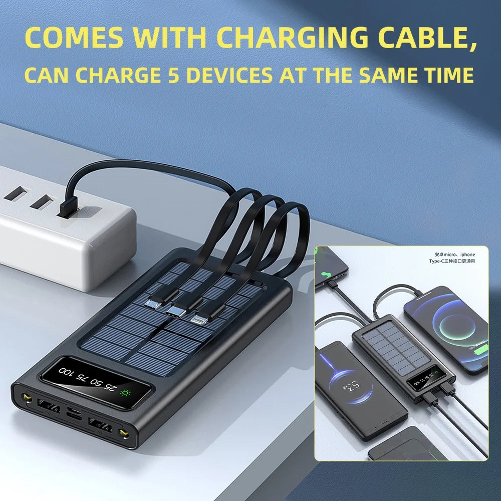 POWERBANK SOLAR 10.000MAH CARGADOR PARA CELULAR