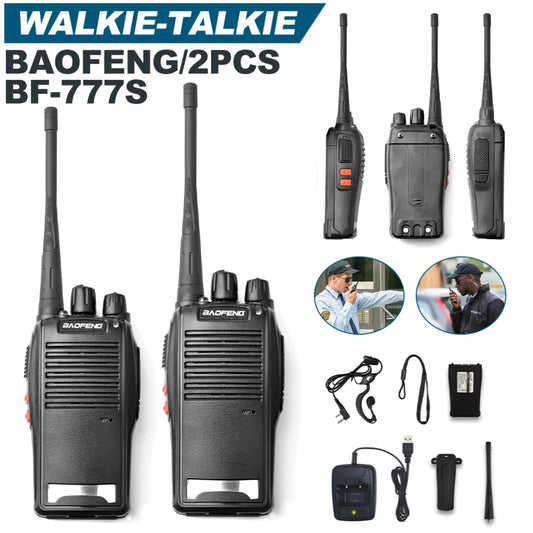RADIOS DE COMUNICACION BAOFENG X 2 UND BF 777S