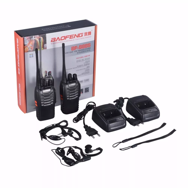 Radio Intercomunicador BF-888S Kit X 2 UND