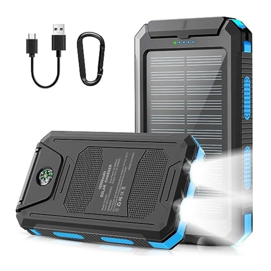 Power Bank Solar 20000mah Cargador 2usb