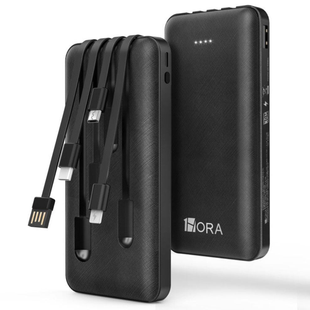 1Hora Power Bank 10.000 MAH Portátil 4Cables Gar148