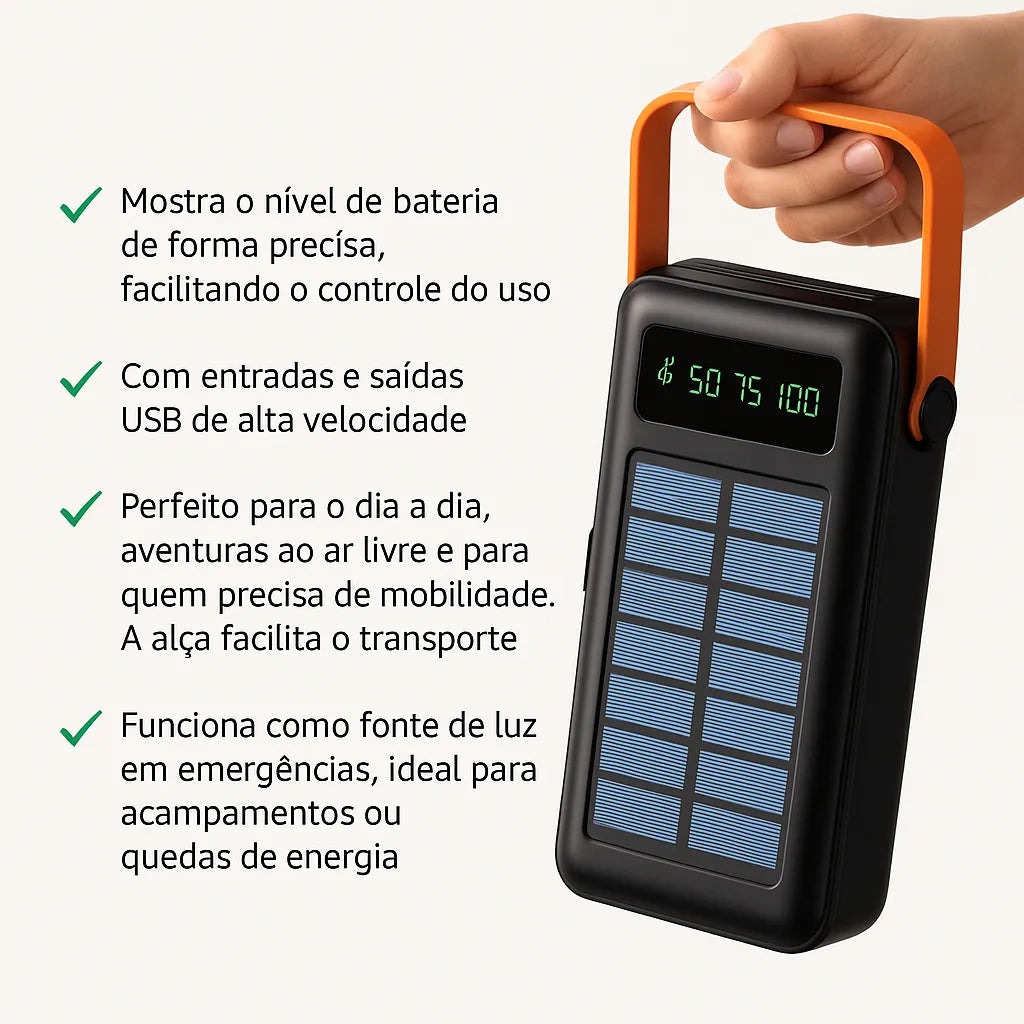 Power Bank Solar 50.000mah POW127