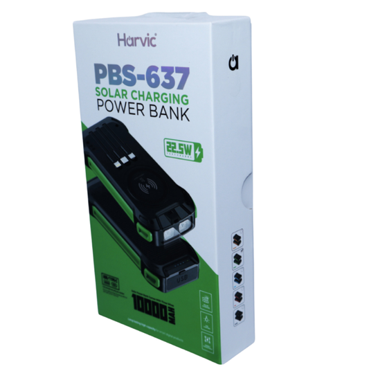 Power Bank Solar  Harvic PBS-637 10.000
