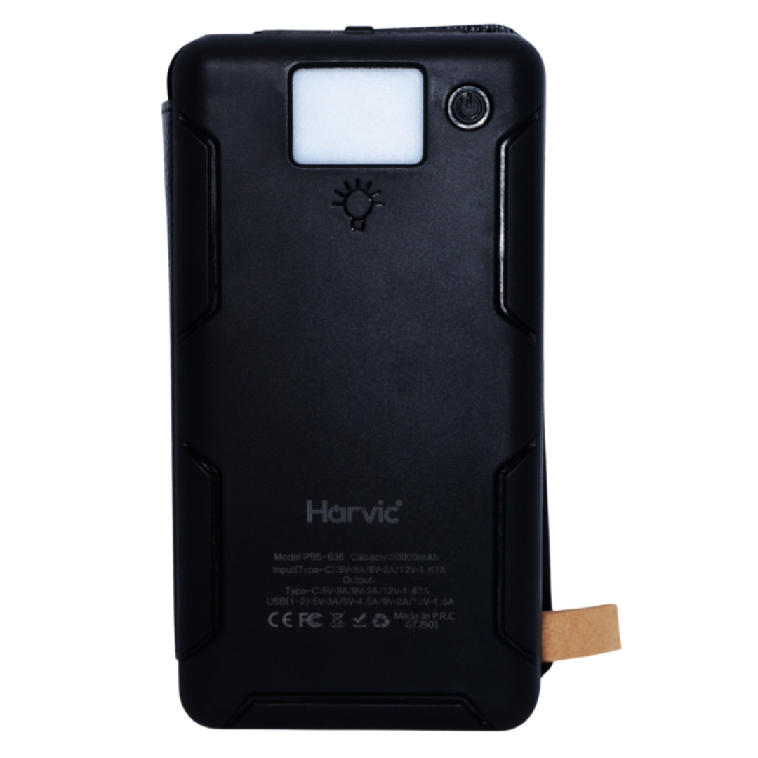 Power Bank  Solar Harvic PBS-636 20.000 MAH