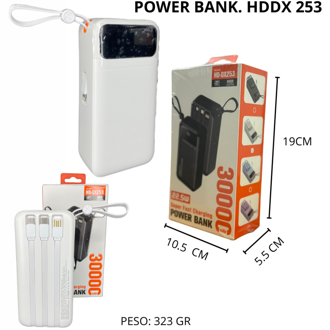 Power Bank 30.000 mAh – HDXX253