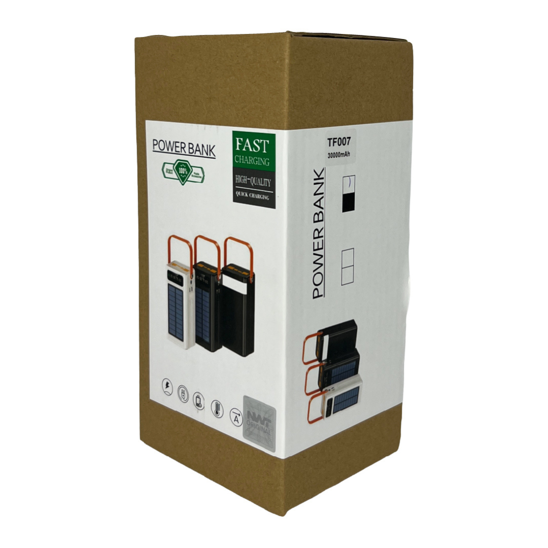 Power Bank Solar TF007 – 30.000 mAh