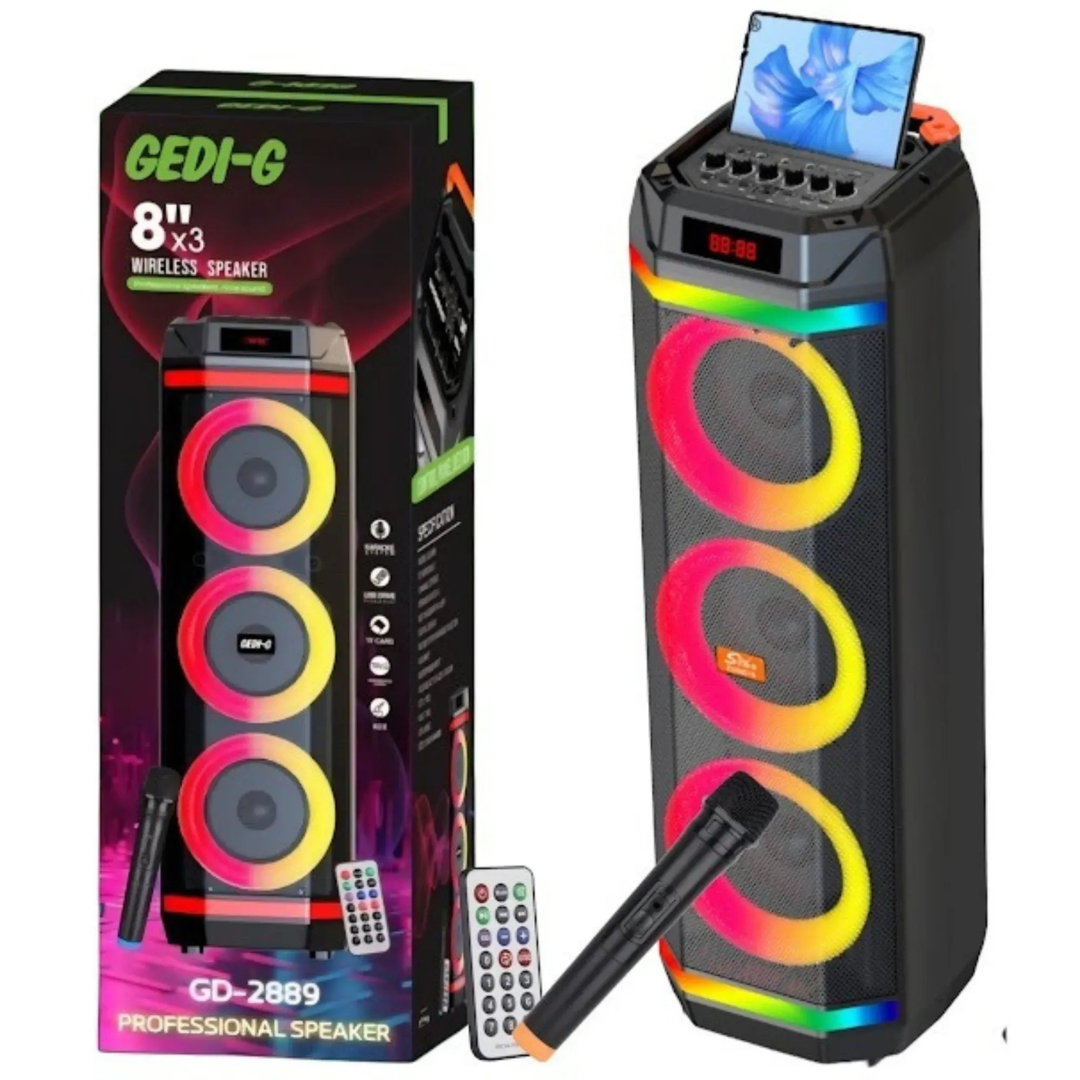 Parlante Gd-2889 Microfono Bluetooth Inalámbrico