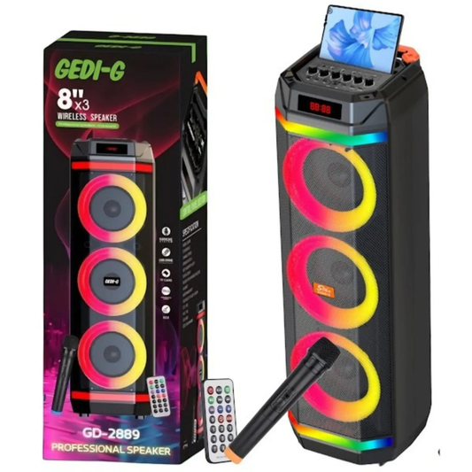 Parlante Gd-2889 Microfono Bluetooth Inalámbrico