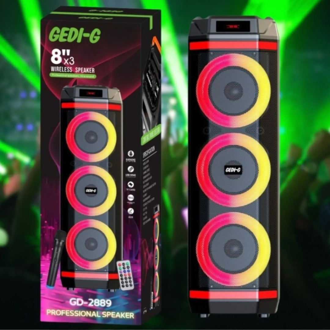 Parlante Gd-2889 Microfono Bluetooth Inalámbrico