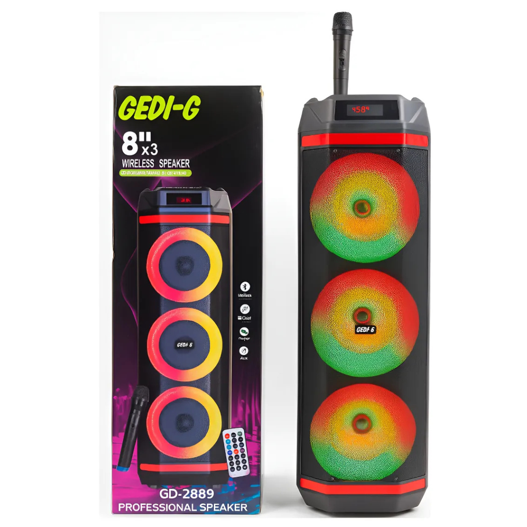 Parlante Gd-2889 Microfono Bluetooth Inalámbrico