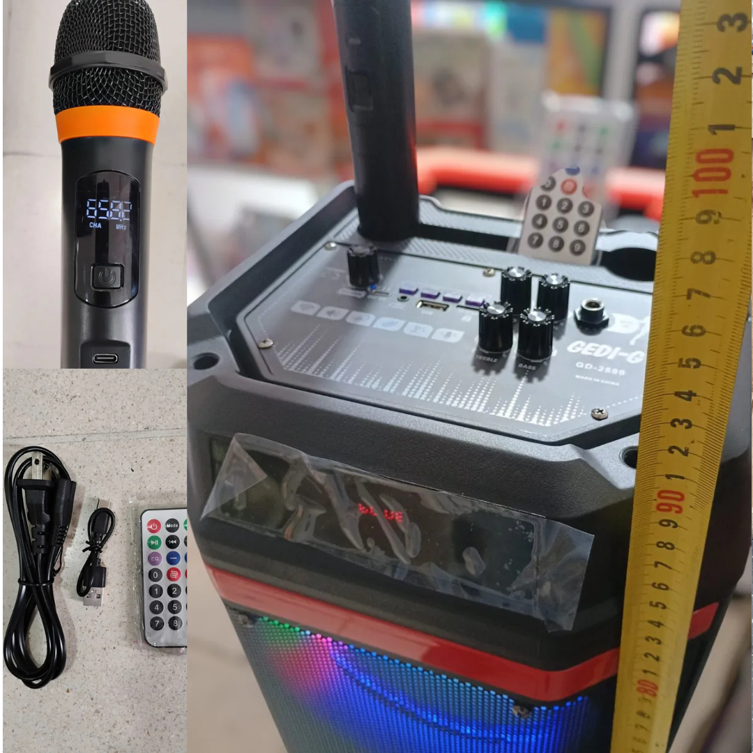 Parlante Gd-2889 Microfono Bluetooth Inalámbrico