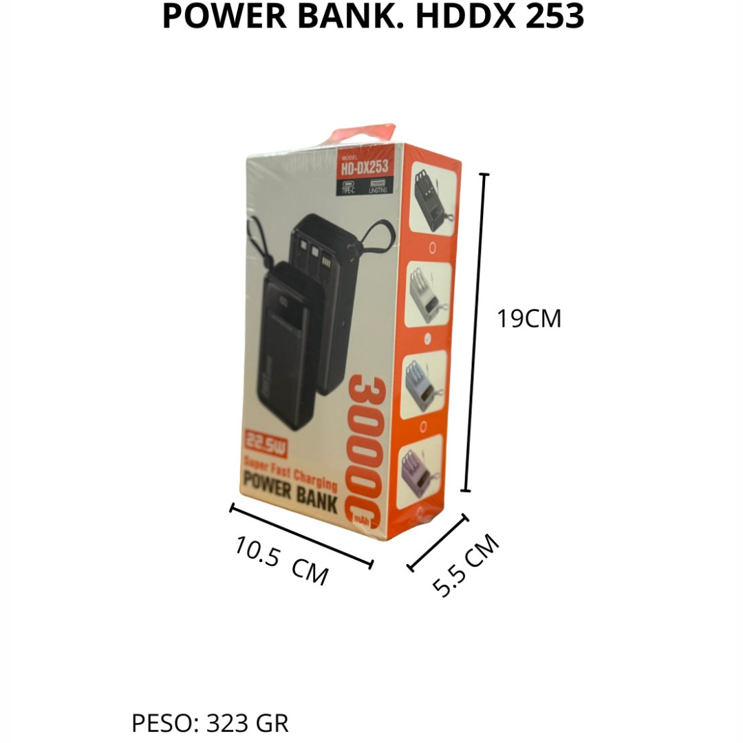 Power Bank 30.000 mAh – HDXX253