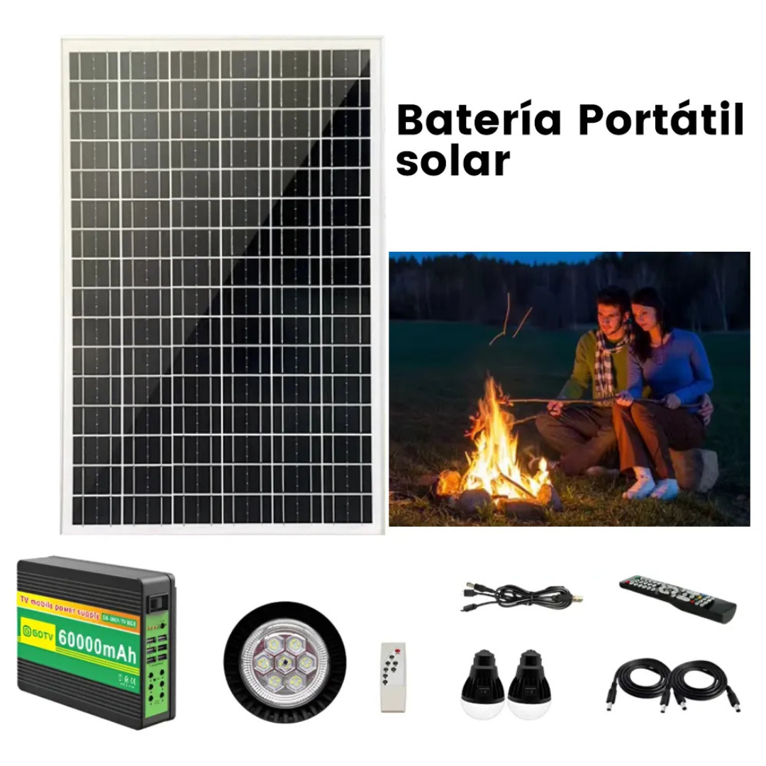 Batería solar 60.000mah poder 12v GD3601