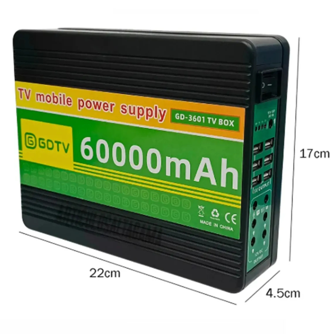 Batería solar 60.000mah poder 12v GD3601