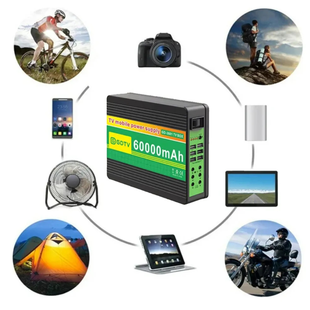 Batería solar 60.000mah poder 12v GD3601