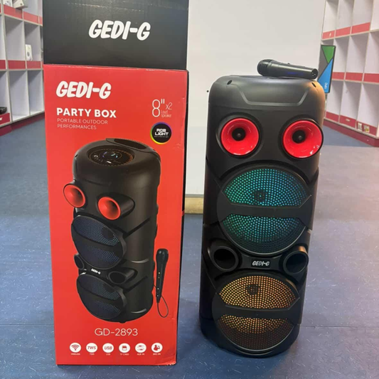 Parlante de Sonido GEDI-G GD-2893 8”×2